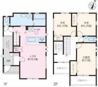 高知市桟橋通3丁目 高知市桟橋通 一戸建 （5期3棟3）の間取り