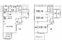 南国市篠原632 南国市篠原 一戸建 （A号地）の間取り