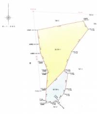 南国市岡豊町八幡 南国市岡豊町八幡 ★県道沿い★の区画図