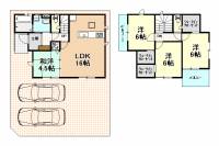 香美市土佐山田町東本町5丁目155-2 香美市土佐山田町東本町 一戸建 １号棟の間取り