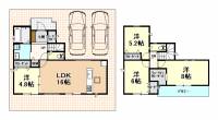 高知市日の出町38-4 高知市日の出町 一戸建 １号棟の間取り