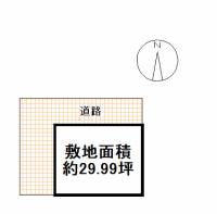 高知市比島町三丁目26-8 高知市比島町 北の区画図