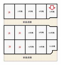 四万十市具同235 四万十市具同 5号地の区画図