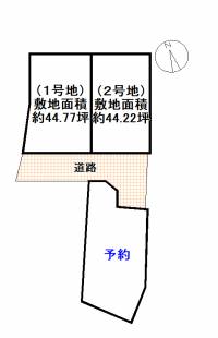 高知市一宮徳谷11-24 高知市一宮徳谷 １号地の区画図