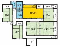 南国市久枝474 南国市久枝 一戸建 の間取り