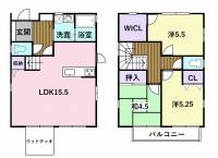 香美市土佐山田町宝町2丁目13-23 香美市土佐山田町宝町 一戸建 の間取り