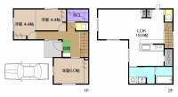 高知県高知市石立町 高知市石立町 一戸建 の間取り