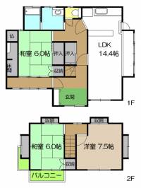 高知県高知市朝倉戊 高知市朝倉戊 一戸建 の間取り