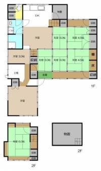 高知県高知市介良乙 高知市介良乙 一戸建 の間取り