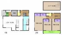 高知県高知市新屋敷２丁目 高知市新屋敷 一戸建 の間取り