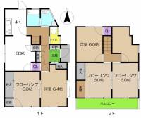 高知県高知市大津乙395-7 高知市大津乙 一戸建 の間取り