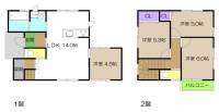 高知県香南市野市町東野2305-6 香南市野市町東野 一戸建 の間取り