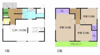 高知県高知市横内 高知市横内 一戸建 の間取り