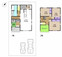 高知県高知市朝倉西町２丁目 高知市朝倉西町  の区画図