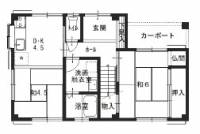 高知市二葉町13-15 高知市二葉町 一戸建 の間取り