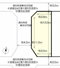 高知市薊野西町1丁目6-18 高知市薊野西町 の区画図