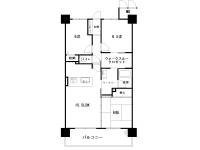 高知市北久保 アルファステイツ北久保2 の間取り