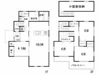 高知市介良 高知市介良乙 一戸建 の間取り