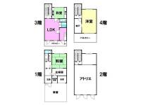 高知市梅ノ辻 高知市梅ノ辻 一戸建 の間取り