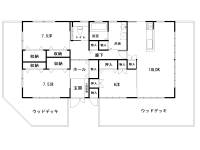 高知市鳥越 高知市鳥越 一戸建 の間取り