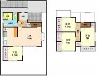 高知市福井町 高知市福井町 一戸建 の間取り