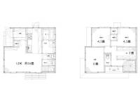 高知市朝倉 高知市朝倉甲 一戸建 の間取り