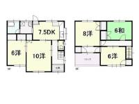 高知市福井町 高知市福井町 一戸建 の間取り