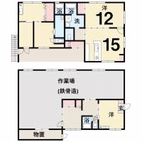 高知市七ツ淵820番地３の内より 高知市七ツ淵 一戸建 の間取り