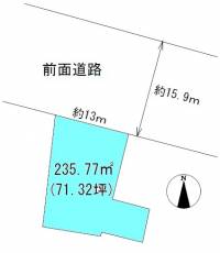 高知市土居町　２番６号 高知市土居町  の区画図