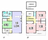 高知市朝倉本町 高知市朝倉本町 一戸建 の間取り