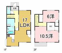 高知市福井町 高知市福井町 一戸建 の間取り