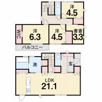 室戸市領家 室戸市領家 一戸建 の間取り