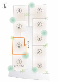 南国市大そね甲 南国市大そね甲 2号地の区画図