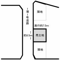 高知市加賀野井1丁目7-6 高知市加賀野井 の区画図