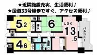 愛媛県松山市東石井５丁目 ガイアメイ東石井 の間取り