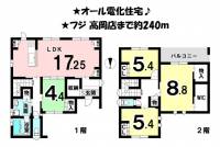 愛媛県松山市高岡町 松山市高岡町 一戸建 の間取り