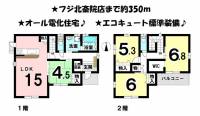 愛媛県松山市北斎院町 松山市北斎院町 一戸建 の間取り