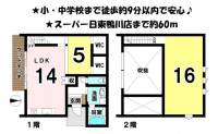 愛媛県松山市吉藤３丁目 松山市吉藤 一戸建 の間取り