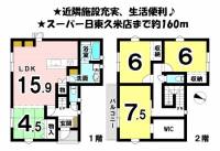 愛媛県松山市南久米町 松山市南久米町 一戸建 の間取り