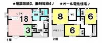 愛媛県松山市古川西３丁目 松山市古川西 一戸建 の間取り