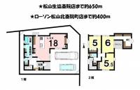 愛媛県松山市北斎院町 松山市北斎院町 一戸建 の間取り