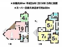 愛媛県松山市北久米町 松山市北久米町 一戸建 の間取り