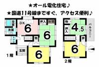 愛媛県松山市北久米町 松山市北久米町 一戸建 の間取り