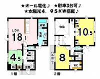 愛媛県松山市平井町 松山市平井町 一戸建 の間取り