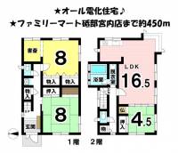 愛媛県伊予郡砥部町川井 伊予郡砥部町川井 一戸建 の間取り