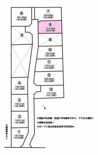 愛媛県松山市北条辻 松山市北条辻  の区画図