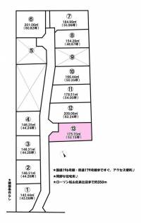 愛媛県松山市北条辻 松山市北条辻  の区画図