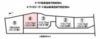 愛媛県松山市松末１丁目 松山市松末  の区画図