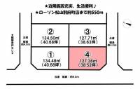 愛媛県松山市北斎院町 松山市北斎院町  の区画図