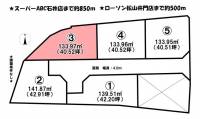 愛媛県松山市土居町 松山市土居町  の区画図